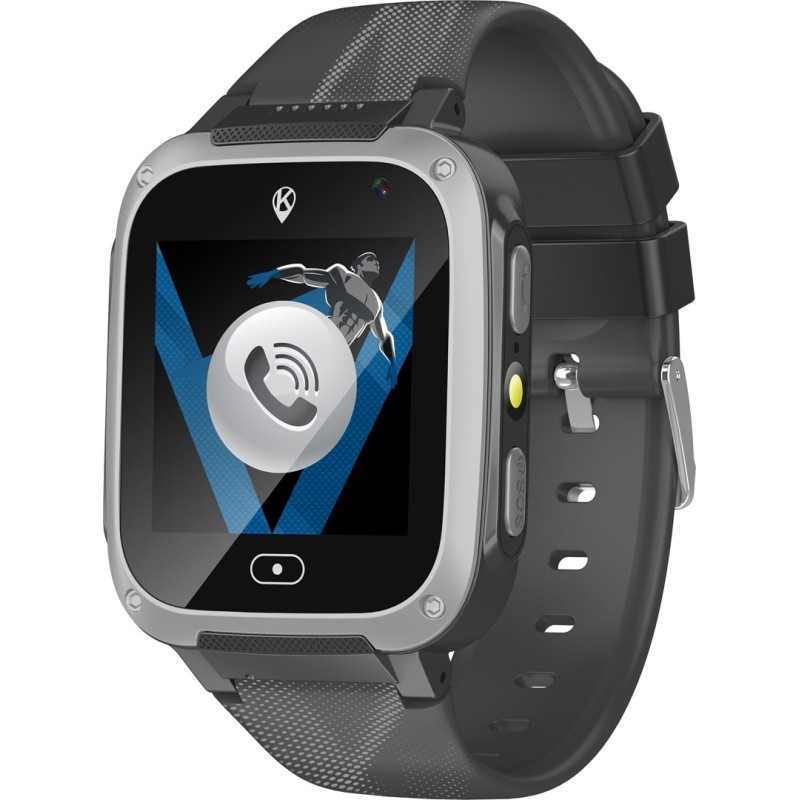 KiDiZ Basic black smartwatch for children