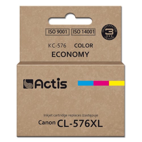 Actis KC-576 Canon printer ink, replacement Canon CL-576XL; Supreme; 15 ml; colour: cyan, yellow, magenta