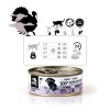 3COTY Turkey with goose - wet cat food - 80g 3COTY Turkey with goose - wet cat food - 80g