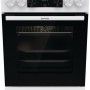 Gorenje GECS5C70WA cooker Freestanding cooker Coil hob White A