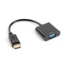 Lanberg AD-0002-BK video cable adapter 0.2 m VGA (D-Sub) DisplayPort Black