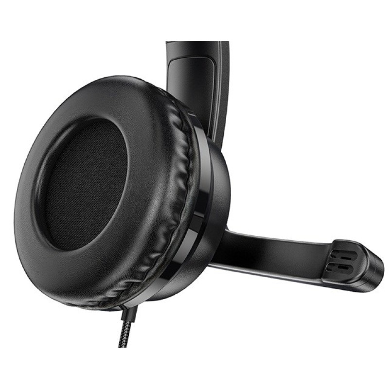 Hoco W103 Magic Tour Gaming Headset Jack Cable 3.5 In-Ear Black Hoco W103 Magic Tour Gaming Headset Jack Cable 3.5 In-Ear Black