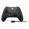 Microsoft Xbox Wireless Controller + USB-C Cable Black Gamepad Analogue / Digital PC, Xbox One, Xbox One S, Xbox One X, Xbox Series S, Xbox Series X Microsoft Xbox Wireless Controller + USB-C Cable Black Gamepad Analogue / Digital PC, Xbox One, Xbox One S, Xbox One X, Xbox Series S, Xbox Series X