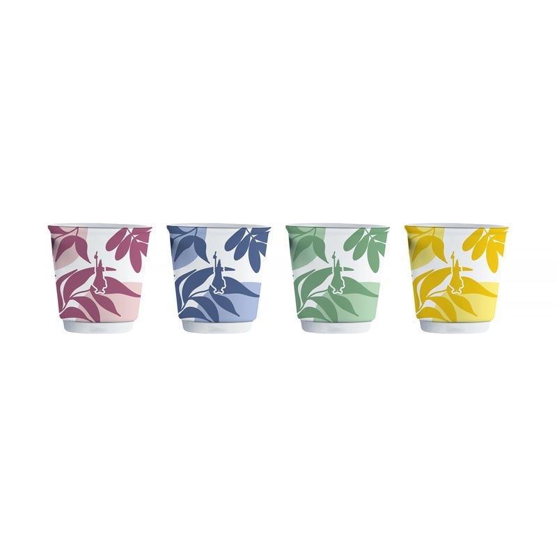 Set of 4 espresso cups Bialetti Primavera (29594) 4 pc(s)