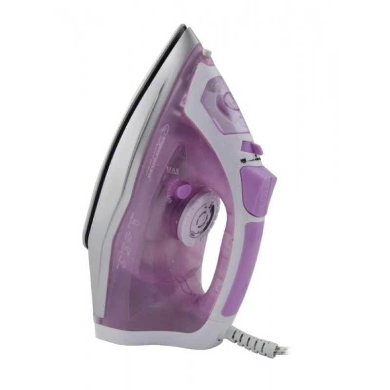 Esperanza EHI004 iron Dry & Steam iron Ceramic soleplate 2400 W Purple, White Esperanza EHI004 iron Dry & Steam iron Ceramic soleplate 2400 W Purple, White