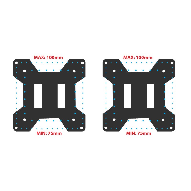 Esperanza ERW020 Gas desk mount for two monitors 17-27‘’ up to 6kg Esperanza ERW020 Gas desk mount for two monitors 17-27‘’ up to 6kg