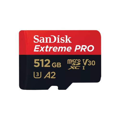 SanDisk Extreme PRO 512 GB MicroSDXC UHS-I Class 10 SanDisk Extreme PRO 512 GB MicroSDXC UHS-I Class 10