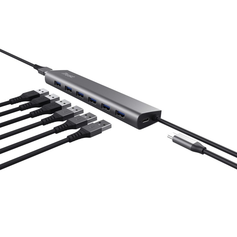 UNITEK Y-3089V01 interface hub USB 3.2 Gen 1 (3.1 Gen 1) Type-A 5000 Mbit/s Black UNITEK Y-3089V01 interface hub USB 3.2 Gen 1 (3.1 Gen 1) Type-A 5000 Mbit/s Black