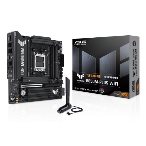 ASUS TUF GAMING B850M-PLUS WIFI AMD B850 Socket AM5 micro ATX ASUS TUF GAMING B850M-PLUS WIFI AMD B850 Socket AM5 micro ATX