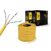 Gembird UPC-5004E-SOL-Y CAT5e UTP LAN cable (CCA), solid, 305m, yellow Gembird UPC-5004E-SOL-Y CAT5e UTP LAN cable (CCA), solid, 305m, yellow