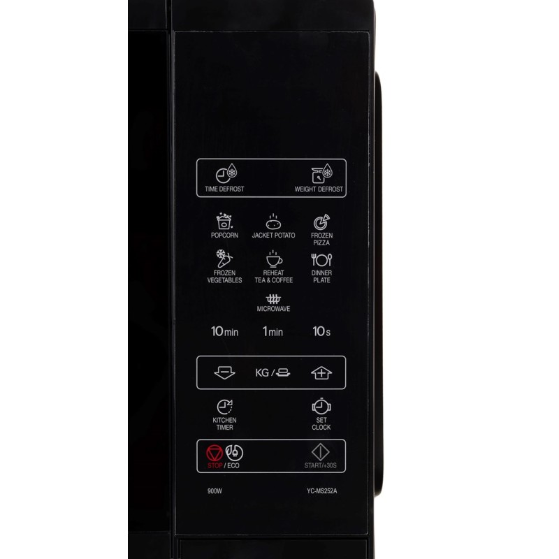 SHARP YC-MS252AE-B microwave oven