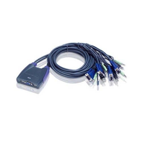 ATEN 4-Port USB VGA KVM Switch with Audio ATEN 4-Port USB VGA KVM Switch with Audio