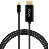 SAVIO CL-190 USB-C to HDMI Cable, 30Hz, 1m, plastic SAVIO CL-190 USB-C to HDMI Cable, 30Hz, 1m, plastic