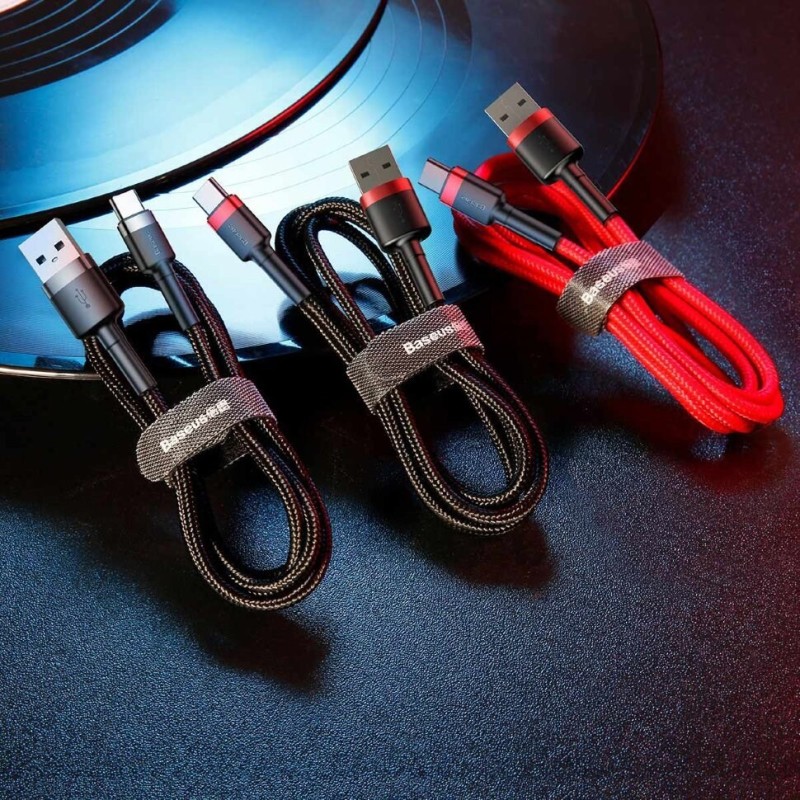 Baseus Cafule USB cable 2 m USB A USB C Black, Red Baseus Cafule USB cable 2 m USB A USB C Black, Red