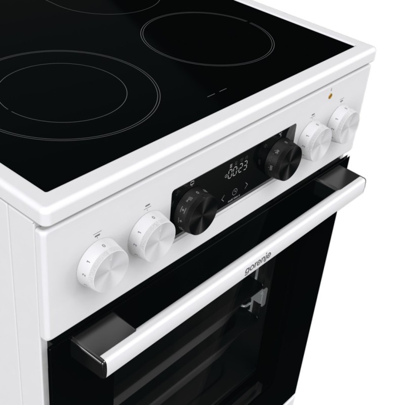 Gorenje GECS5C70WA cooker Freestanding cooker Coil hob White A Gorenje GECS5C70WA cooker Freestanding cooker Coil hob White A