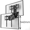 Maclean MC-891 Electric TV Wall Mount Bracket with Remote Control Height Adjustment 37'' - 70 Maclean MC-891 Electric TV Wall Mount Bracket with Remote Control Height Adjustment 37'' - 70