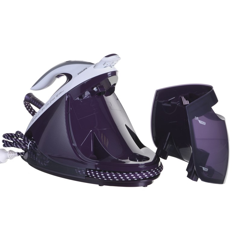 Philips GC9660/30 steam ironing station 2700 W 1.8 L T-ionicGlide soleplate Purple, White Philips GC9660/30 steam ironing station 2700 W 1.8 L T-ionicGlide soleplate Purple, White