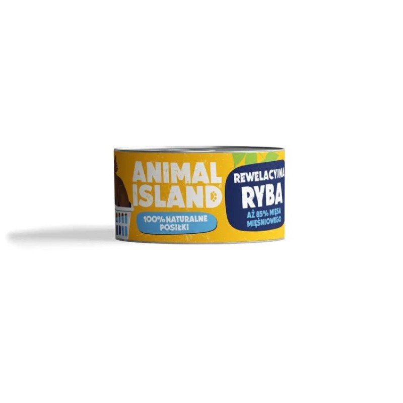 ANIMAL ISLAND Monoprotein Fish - wet cat food - 100g