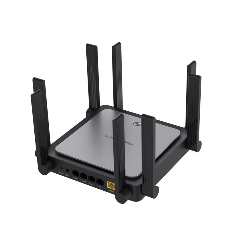 Ruijie Networks RG-EW3200GX PRO wireless router Gigabit Ethernet Dual-band (2.4 GHz / 5 GHz) Black Ruijie Networks RG-EW3200GX PRO wireless router Gigabit Ethernet Dual-band (2.4 GHz / 5 GHz) Black