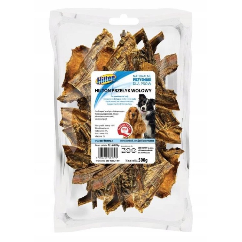 HILTON Beef Gullet – Treat for Dogs – 500 g HILTON Beef Gullet – Treat for Dogs – 500 g