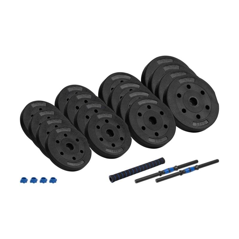 REBEL ACTIVE Hantle bitumiczne regulowane z łącznikiem 2x15 kg REBEL ACTIVE Hantle bitumiczne regulowane z łącznikiem 2x15 kg