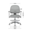 Junior 5.0 Grey swivel chair