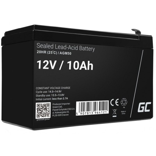 Green Cell AGM50 UPS battery VRLA AGM 12 V 10 Ah Green Cell AGM50 UPS battery VRLA AGM 12 V 10 Ah