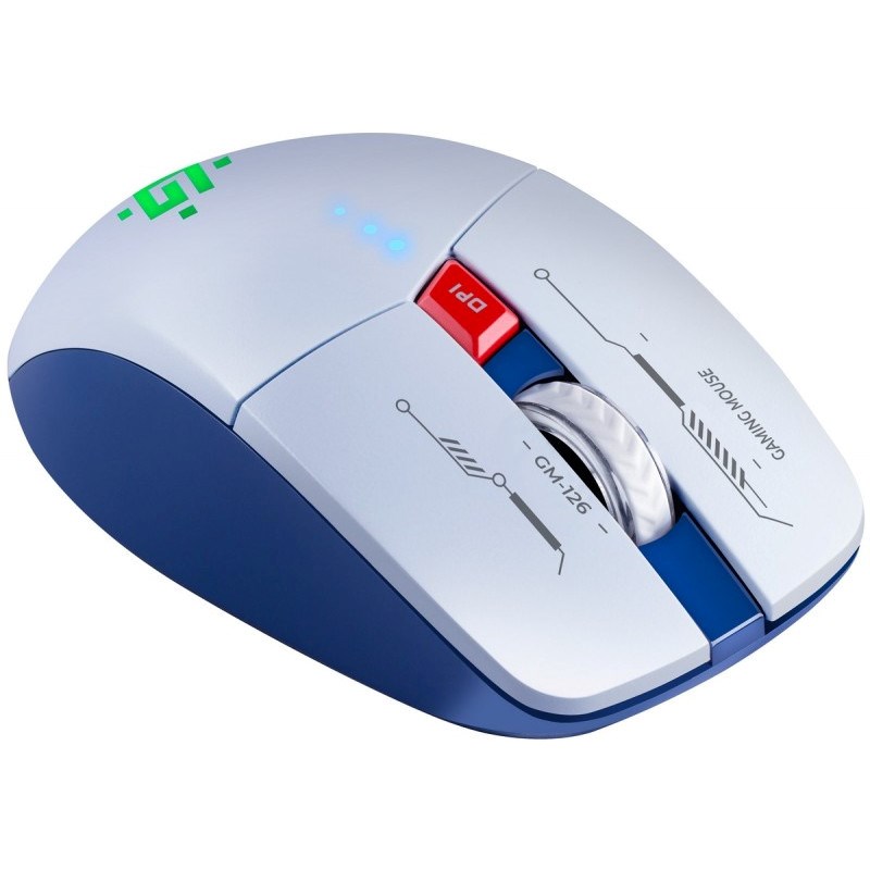 MOUSE DEFENDER GM-126 TISA RF+BT OPTIC 1600dpi 6P WHITE MOUSE DEFENDER GM-126 TISA RF+BT OPTIC 1600dpi 6P WHITE