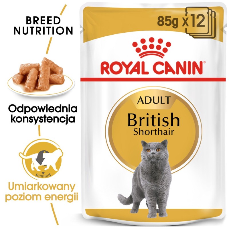 ROYAL CANIN British Shorthair packet 12x85g ROYAL CANIN British Shorthair packet 12x85g