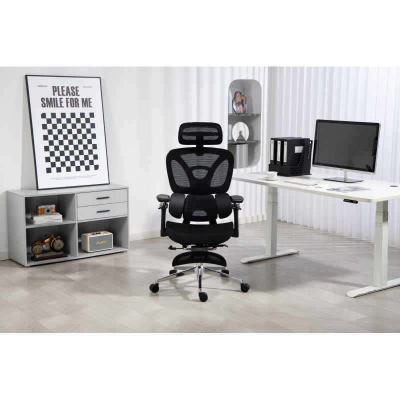 Activejet ergonomic office chair YK848 black Activejet ergonomic office chair YK848 black