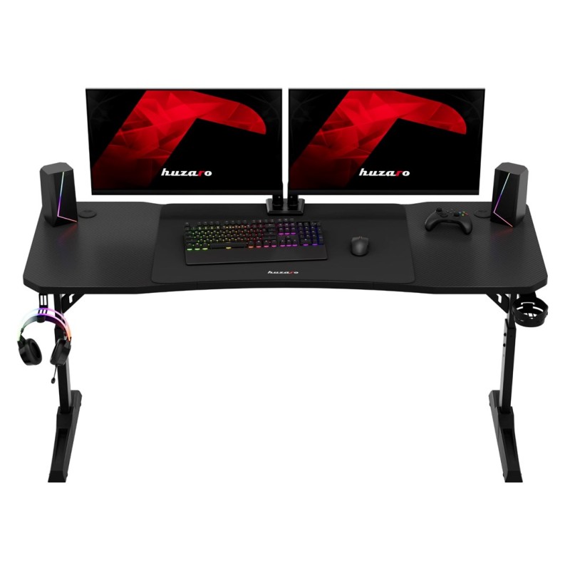 Huzaro Hero 4.6 Black gaming desk Huzaro Hero 4.6 Black gaming desk