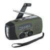 Fosco Emergency Emergency radio with light and power bank Green, Black