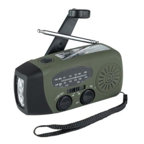 Fosco Emergency Emergency radio with light and power bank Green, Black Fosco Emergency Emergency radio with light and power bank Green, Black