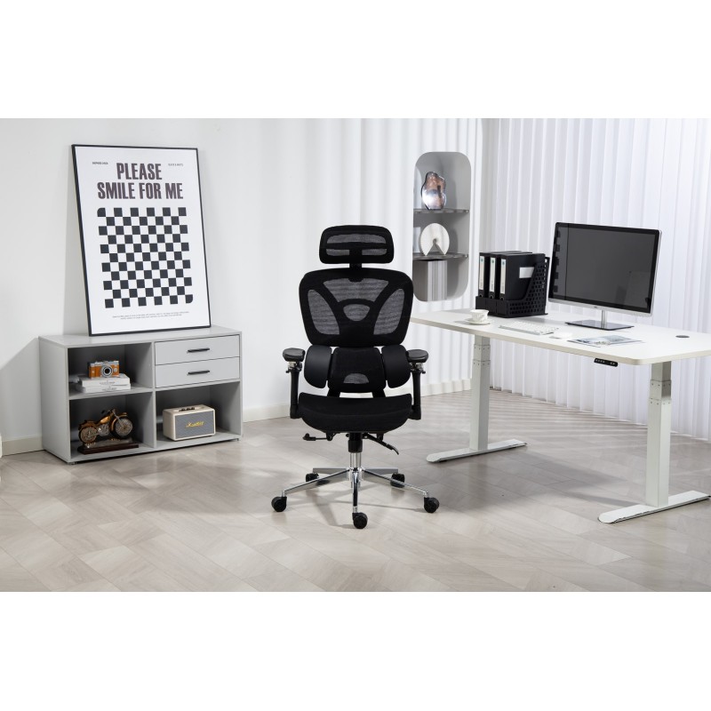 Activejet ergonomic office chair YK848 black Activejet ergonomic office chair YK848 black