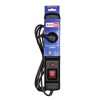 Activejet COMBO 3GN 3M black power strip with cord