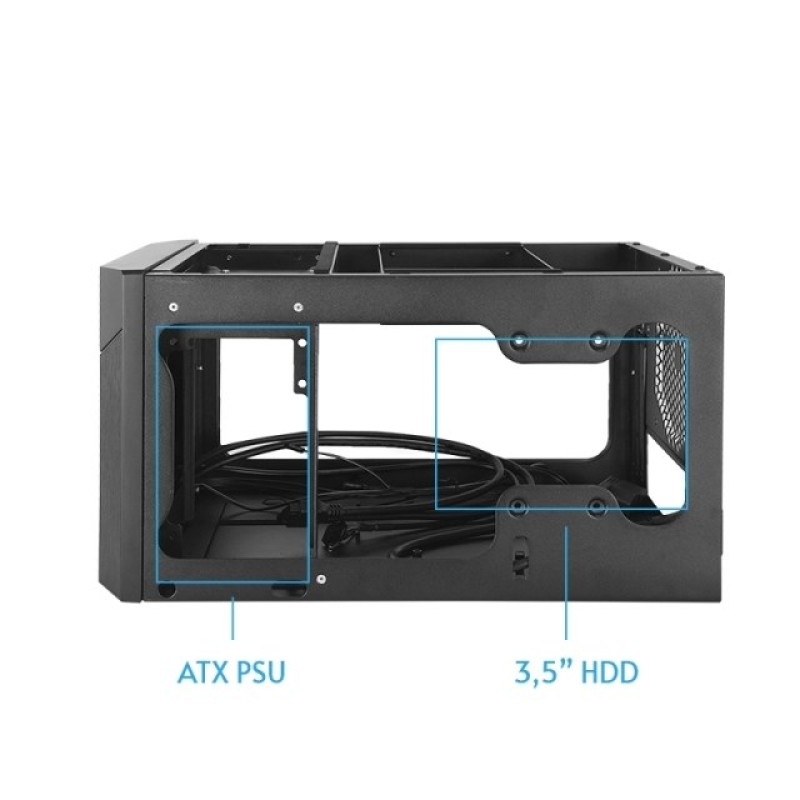 Chieftec CN-01B-OP computer case Cube Black Chieftec CN-01B-OP computer case Cube Black
