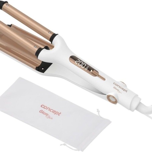 Concept KT2140 Hair styling device – waver gold, white