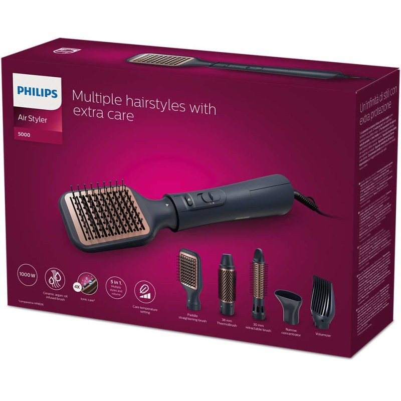 Philips 5000 series BHA530 Hair styling kit Warm Black 1000 W 2 m Philips 5000 series BHA530 Hair styling kit Warm Black 1000 W 2 m