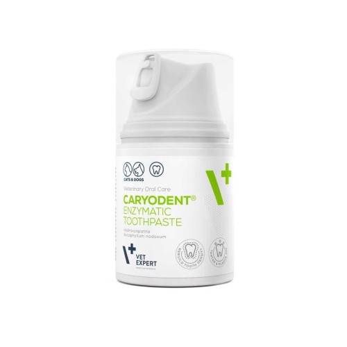 VETEXPERT Caryodent Enzymatic Toothpaste - enzymatic toothpaste for dogs and cats - 50 ml