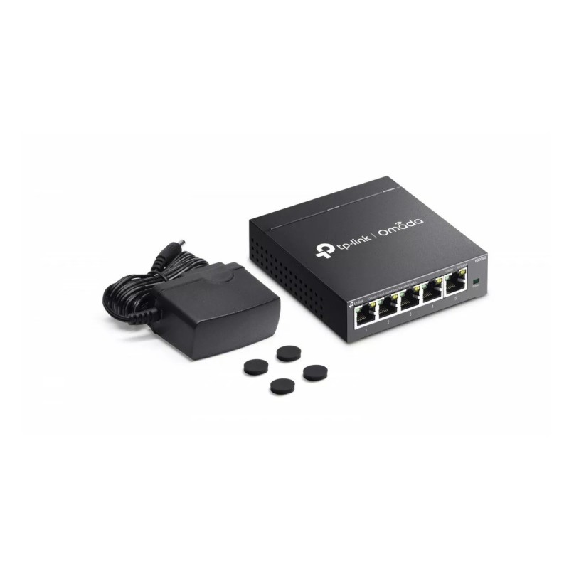 TP-Link Omada ES205G network switch Managed Gigabit Ethernet (10/100/1000) Black TP-Link Omada ES205G network switch Managed Gigabit Ethernet (10/100/1000) Black