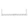 Maclean under-desk cable organizer, max. load 5kg, max. 728mm, white, MC-103 W Maclean under-desk cable organizer, max. load 5kg, max. 728mm, white, MC-103 W