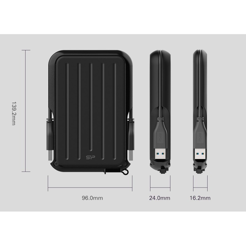 Silicon Power A66 external hard drive 2000 GB Black, Yellow Silicon Power A66 external hard drive 2000 GB Black, Yellow