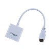 Savio CL-27 video cable adapter 0.2 m VGA (D-Sub) HDMI Type A (Standard) White Savio CL-27 video cable adapter 0.2 m VGA (D-Sub) HDMI Type A (Standard) White