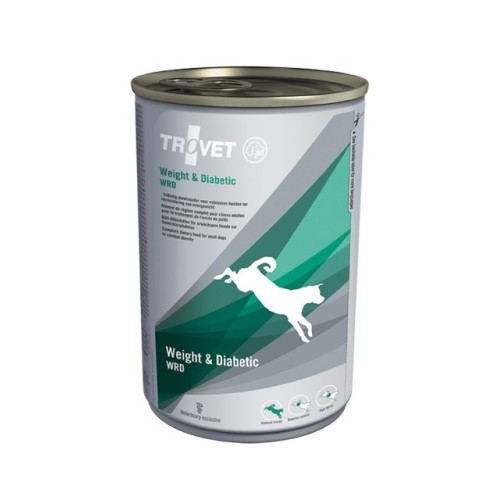 TROVET Weight & Diabetic WRD with chicken - Wet dog food - 400 g TROVET Weight & Diabetic WRD with chicken - Wet dog food - 400 g