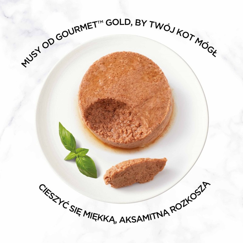 PURINA Gourmet Gold Mousse with salmon - wet cat food - 85g PURINA Gourmet Gold Mousse with salmon - wet cat food - 85g