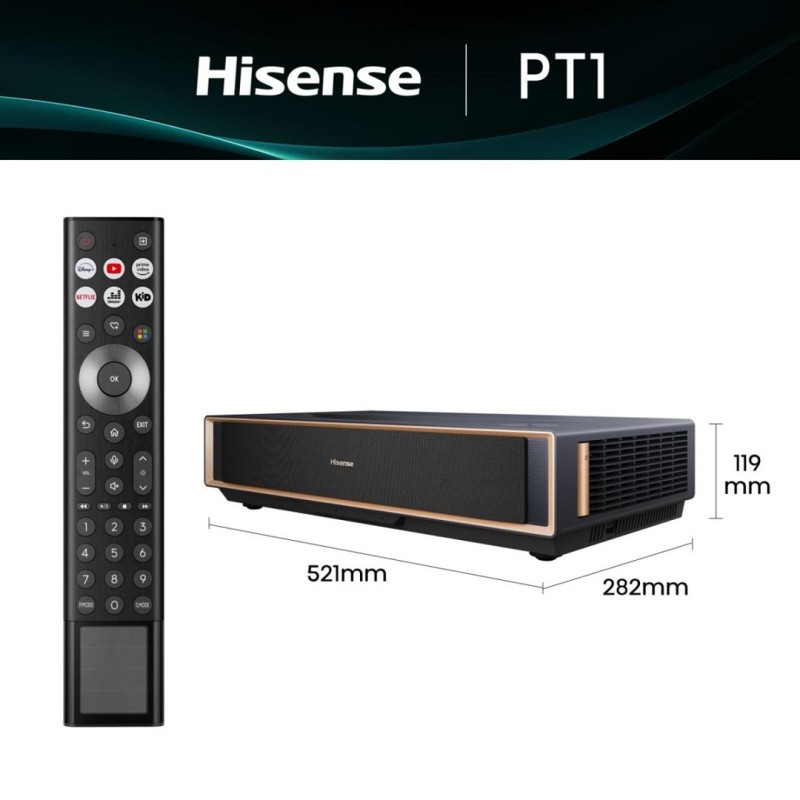 Hisense PT1 Smart TV Wi-Fi Black Hisense PT1 Smart TV Wi-Fi Black