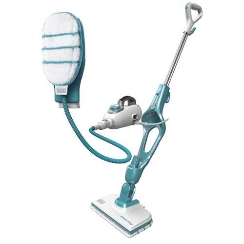 Black & Decker 9IN1 Steam-mop Steam mop 0.5 L 1300 W Turquoise, White Black & Decker 9IN1 Steam-mop Steam mop 0.5 L 1300 W Turquoise, White