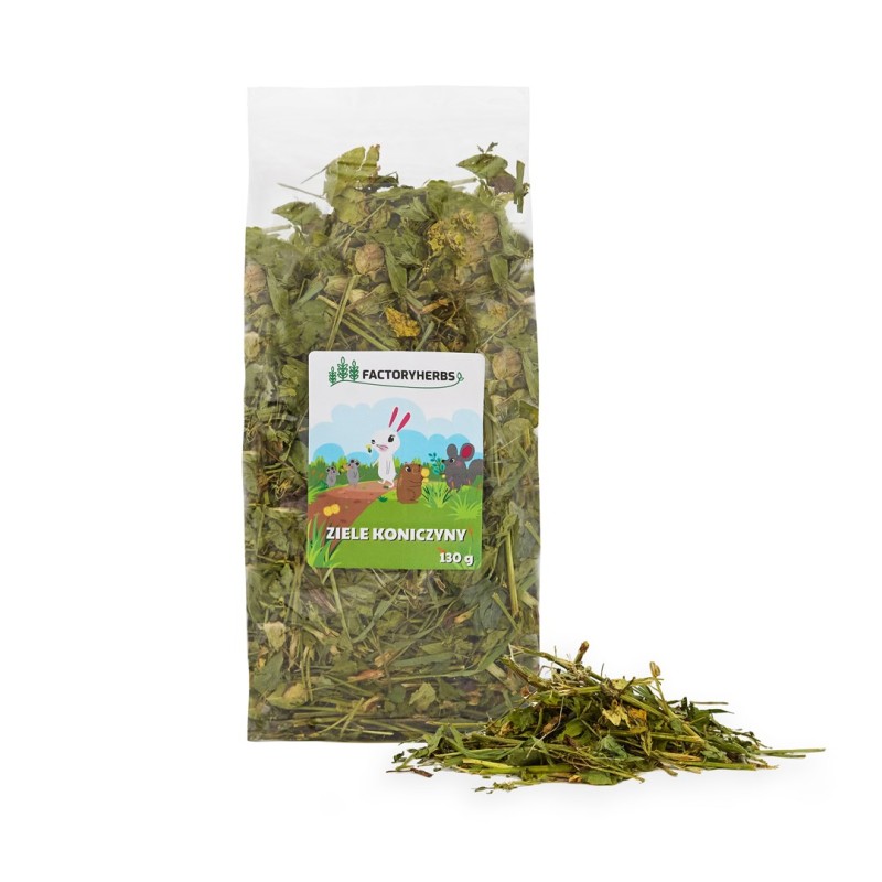 FACTORY HERBS Clover herb - treat for rodents and rabbits - 130g FACTORY HERBS Clover herb - treat for rodents and rabbits - 130g
