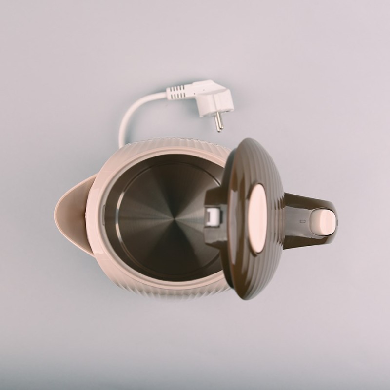 Feel-Maestro MR042 beige electric kettle 1.7 L Beige, Brown 2200 W Feel-Maestro MR042 beige electric kettle 1.7 L Beige, Brown 2200 W