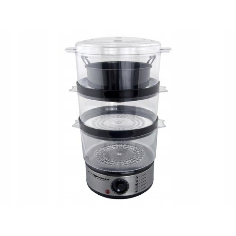 Esperanza EKG009 Steam cooker 3 stainless steel basket (s) 400 W 7.5L Esperanza EKG009 Steam cooker 3 stainless steel basket (s) 400 W 7.5L